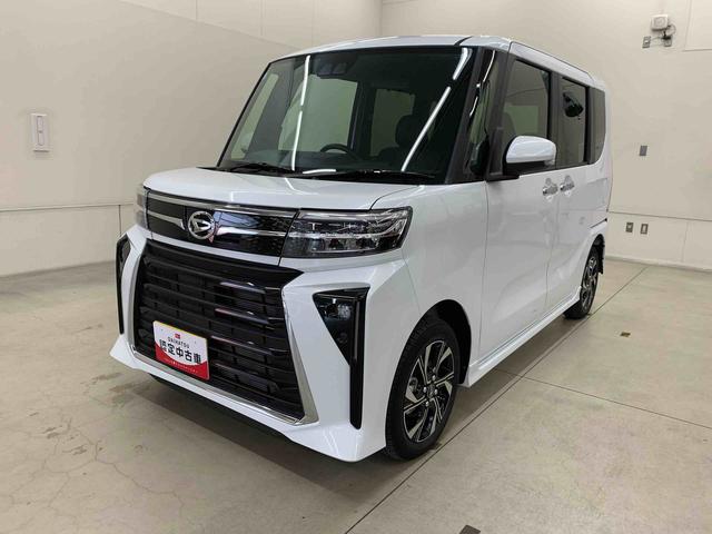 タントカスタムX 2WDLEDヘッドライト オートライト プッシュボタンスタート アイドリングストップ スマートアシスト オートエアコン シートヒーター 両側電動スライドドア バックカメラ 電動格納式ドアミラー(群馬県)の中古車
