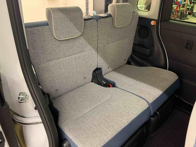 ムーヴキャンバスストライプスG 2WDLEDヘッドライト オートライト 運転席助手席シートヒーター 両側電動スライドドア スマートアシスト プッシュボタンスタート アイドリングストップ バックカメラ 電動格納式ドアミラー(群馬県)の中古車