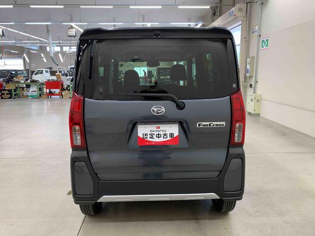 タントファンクロス２ＷＤ　走行４９６８キロ　ディスプレイオーディオキーフリー　プッシュボタンスタート　ディスプレイオーディオ　バックカメラ　両側電動スライドドア　ＬＥＤヘッドライト　アイドリングストップ　シートヒーター　スマートアシスト　オートライト（群馬県）の中古車