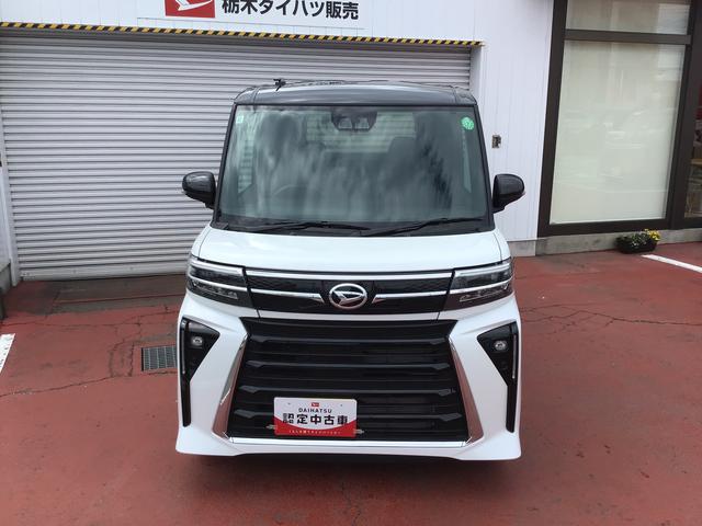 タントカスタムＸダイハツ認定中古車・まごころ保証１年走行距離無制限保証付　ＬＥＤヘッドライト　フォグランプ　両側電動スライドドア　スマートアシスト（栃木県）の中古車