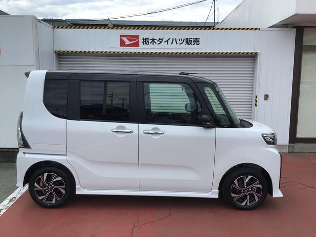 タントカスタムＸダイハツ認定中古車・まごころ保証１年走行距離無制限保証付　ＬＥＤヘッドライト　フォグランプ　両側電動スライドドア　スマートアシスト（栃木県）の中古車