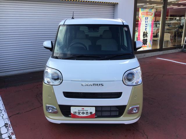 ムーヴキャンバスストライプスＧ前後障害物センサー　アイドルストップ　セキュリティアラーム　スマートキープッシュスタート　Ｓヒーター　キーフリーキー　ＬＥＤライト　車線逸脱警報　ベンチシート　オートハイビーム（栃木県）の中古車