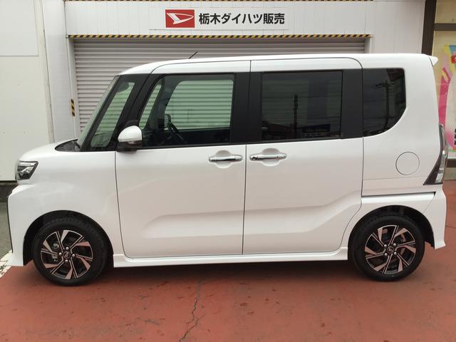 タントカスタムX衝突軽減ブレーキ リアコーナーセンサー 車線逸脱防止 アイドリングストップ機能 盗難警報装置 LED ヘッドライト キーレスエントリー 前席シートヒーター オートLED 電動格納ミラー(栃木県)の中古車