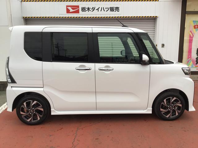 タントカスタムX衝突軽減ブレーキ リアコーナーセンサー 車線逸脱防止 アイドリングストップ機能 盗難警報装置 LED ヘッドライト キーレスエントリー 前席シートヒーター オートLED 電動格納ミラー(栃木県)の中古車