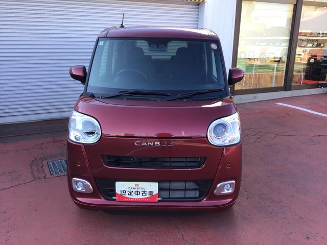 ムーヴキャンバスセオリーGISTOP 前後ソナー 衝突軽減ブレーキ 電動格納式ミラー LEDヘッド シートヒーター 両側オートスライドドア オートライト ベンチシート イモビライザー(栃木県)の中古車