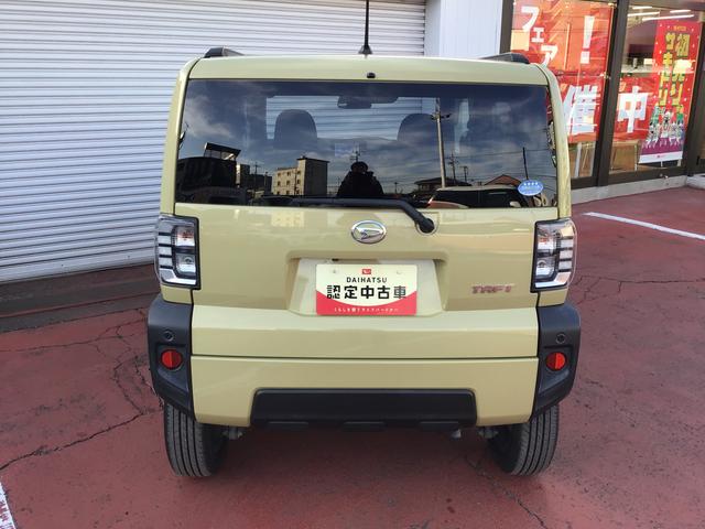 タフトGターボBカメラ 電動格納ドアミラー レーダークルコン パーキングセンサー LEDライト キーフリーシステム フルタイム4WD メモリーナビ アイドリングストップ 前席シートヒーター ターボ車 アルミホイール(栃木県)の中古車