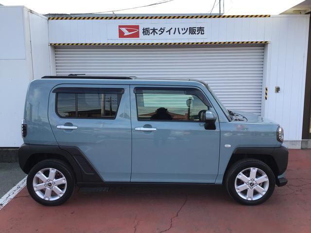 タフトＧ被害軽減ブレーキ　コーナーセンサ　Ｉストップ　リアカメラ　メモリナビ　スマートキー＆プッシュスタート　車線逸脱防止　ナビＴＶ　ＥＴＣ　盗難防止システム　電動格納ドアミラー（栃木県）の中古車