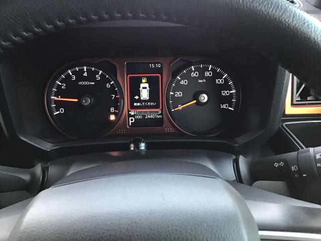 タフトＧ被害軽減ブレーキ　コーナーセンサ　Ｉストップ　リアカメラ　メモリナビ　スマートキー＆プッシュスタート　車線逸脱防止　ナビＴＶ　ＥＴＣ　盗難防止システム　電動格納ドアミラー（栃木県）の中古車