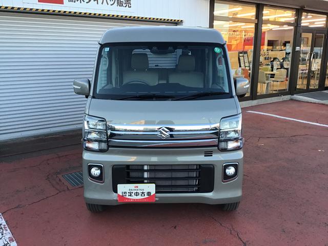 エブリイワゴンＰＺターボスペシャル両側パワ−スライドドア　車線逸脱防止　　キーレススタートシステム　Ｂソナー　運転席シートヒーター　ＥＳＣ　パートタイム４ＷＤ　ナビ・ＴＶ　ターボ車　プッシュスタートスマートキー　オートライト（栃木県）の中古車