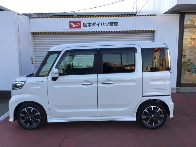 スペーシアカスタムハイブリッドＸＳ両側パワ−スライドドア　電動ミラー　車線逸脱　スマキー　ソナー　キーレスエントリー　アイドルストップ　ＬＥＤヘッドライト　ナビＴＶ　衝撃安全ボディー　オートライト　ベンチシート　ＥＴＣ　ＡＢＳ（栃木県）の中古車