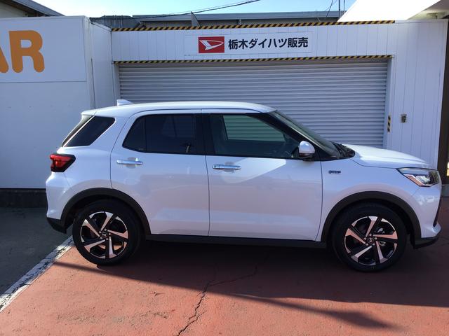 ロッキープレミアムＧ　ＨＥＶレーダクルーズ　ソナー　Ｉストップ　セキュリティアラーム　電動格納式ドアミラー　ＬＥＤヘッドランプ　キーフリーシステム　オートハイビーム　アルミホイール　衝突安全ボディ（栃木県）の中古車