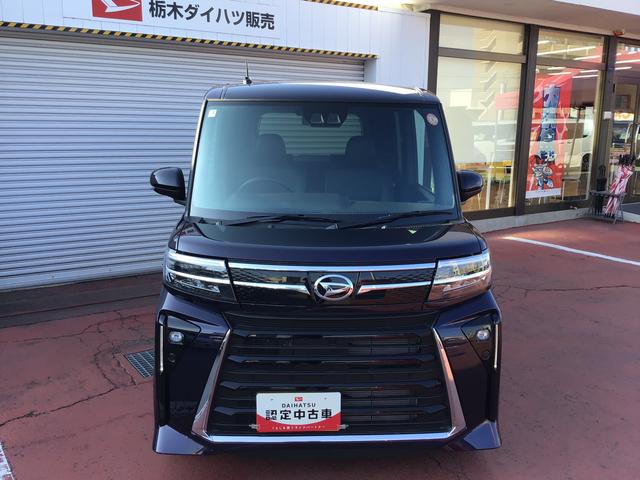 タントカスタムＸコーナーセンサ　アイドリングＳ　電動格納式ミラー　キーレススタートシステム　ＡＴハイビーム　スマートキー　衝突安全ボディ　ＬＥＤヘッドライト　盗難防止装置　オートライト（栃木県）の中古車