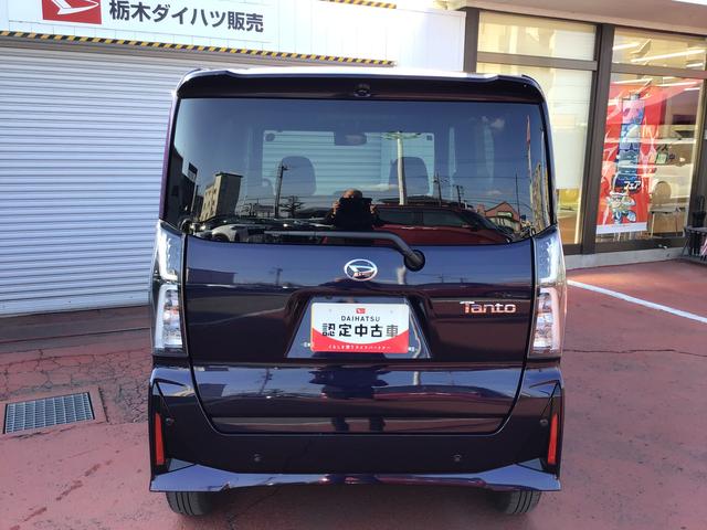タントカスタムＸコーナーセンサ　アイドリングＳ　電動格納式ミラー　キーレススタートシステム　ＡＴハイビーム　スマートキー　衝突安全ボディ　ＬＥＤヘッドライト　盗難防止装置　オートライト（栃木県）の中古車