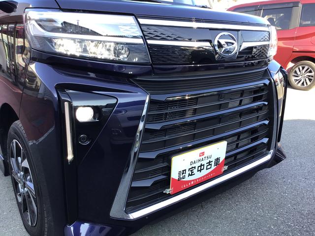 タントカスタムＸコーナーセンサ　アイドリングＳ　電動格納式ミラー　キーレススタートシステム　ＡＴハイビーム　スマートキー　衝突安全ボディ　ＬＥＤヘッドライト　盗難防止装置　オートライト（栃木県）の中古車