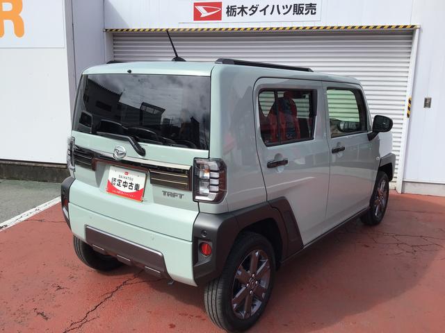 タフトＧ　ダーククロムベンチャーサンル−フ　電動格納式ミラー　シートヒーター付　被害軽減ブレーキ　スマートキー＆プッシュスタート　ＬＥＤヘットライト　キーフリーシステム（栃木県）の中古車