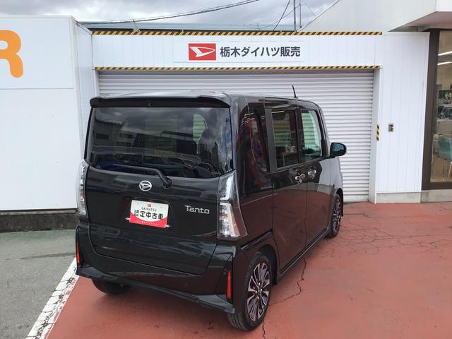 タントカスタムＲＳレーダーブレーキ　ｉ−ｓｔｏｐ　車線逸脱防止　シートヒータ　スマートエントリー　キーフリーキー　衝突安全ボディ　ＬＥＤヘットライト　ターボ車　オートハイビーム　オートライト（栃木県）の中古車