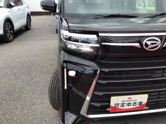 タントカスタムＲＳレーダーブレーキ　ｉ−ｓｔｏｐ　車線逸脱防止　シートヒータ　スマートエントリー　キーフリーキー　衝突安全ボディ　ＬＥＤヘットライト　ターボ車　オートハイビーム　オートライト（栃木県）の中古車