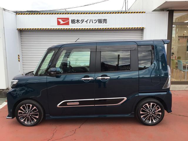 タントカスタムＲＳナビゲーションシステム　パノラマモニター　スマートアシスト　キーフリーシステム　ＬＥＤヘッドライト　両側電動スライドドア　コーナーセンサー　純正アルミホイール　運転席助手席シートヒーター（栃木県）の中古車