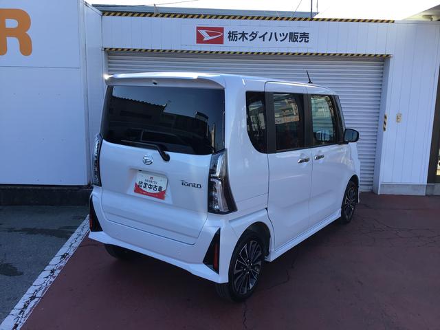 タントカスタムＲＳ４ＷＤ　キーフリーシステム　ＬＥＤヘッドライト　ＬＥＤフォグランプ　両側電動スライドドア　スマートアシスト　コーナーセンサー　純正アルミホイール　オートライト　運転席助手席シートヒーター　ターボ（栃木県）の中古車