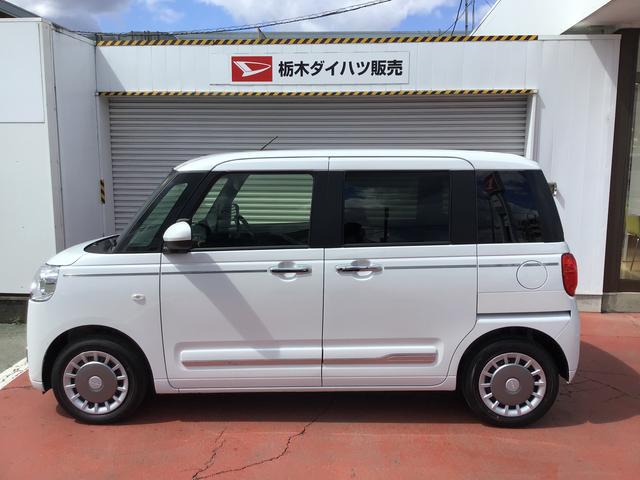 ムーヴキャンバスセオリーＧキーフリーシステム　ＬＥＤヘッドライト　ＬＥＤフォグランプ　オートエアコン　運転席・助手席電動スライドドア　運転席・助手席シートヒーター　スマートアシスト（栃木県）の中古車