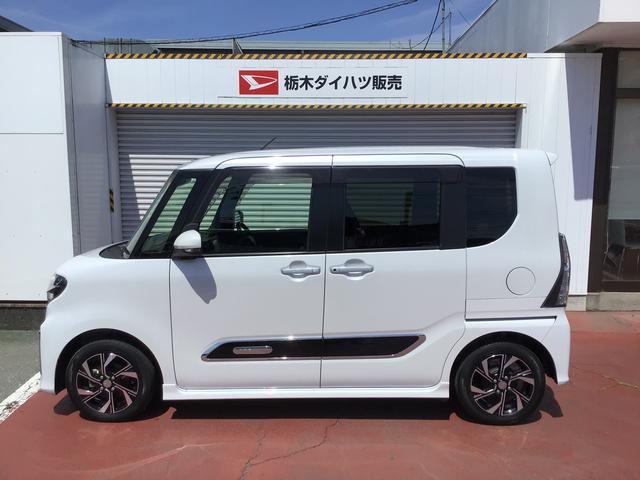 タントカスタムＸスタイルセレクションリモコンキー　車線逸脱警報　誤発進抑制　オートＬＥＤ　ＬＥＤヘッドライ　Ｂカメラ　スマートキー　ナビＴＶ　アルミホイール　オートライト　盗難防止装置　Ｐセンサー（栃木県）の中古車
