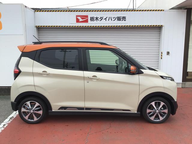 ｅＫクロスＴナビ　全周囲モニター　ＬＥＤヘッドランプ　オートライト　電動格納ミラー　アルミホイール　ベンチシート　盗難防止システム　エアバッグ　ＡＢＳ　Ｗエアバック　キーフリー（栃木県）の中古車