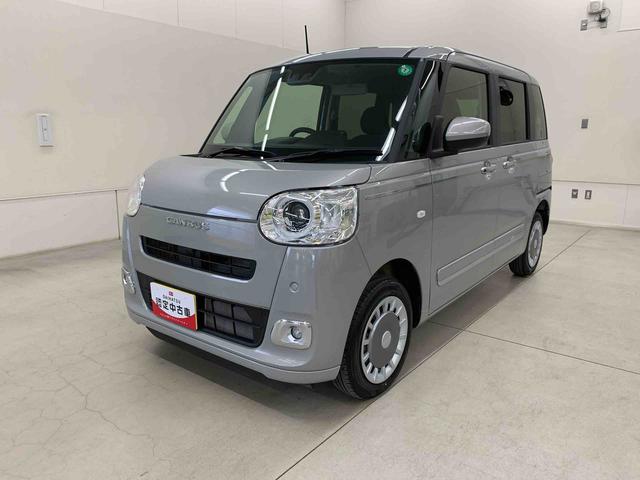 ムーヴキャンバスセオリーＧターボ　ｅｃｏＩＤＬＥ非装着車　４ＷＤ両側電動スライドドア・ＬＥＤヘッドライト・バックカメラ・シートヒーター・スマートアシスト・プッシュボタンスタート・オートライト・オートマチックハイビーム・オートエアコン・電動格納式ドアミラー（群馬県）の中古車