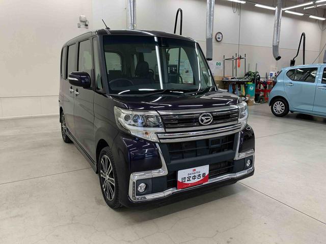 タントカスタムＲＳ　トップエディションＳＡII　２ＷＤ両側電動スライドドア・ＬＥＤヘッドライト・ナビ・バックカメラ・ＥＴＣ・プッシュボタンスタート・アイドリングストップ・スマートアシストＩＩ・オートエアコン（群馬県）の中古車