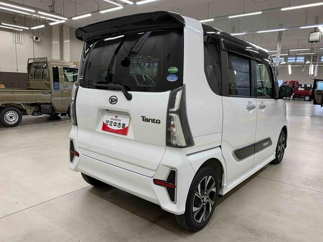 タントカスタムX 2WD両側電動スライドドア・LEDヘッドライト・オートライト・ナビ・ドライブレコーダー・ETC・スマートアシスト・プッシュスタートボタン・アイドリングストップ・電動格納式ドアミラー・全方位モニター(群馬県)の中古車