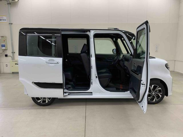 タントカスタムX 2WD両側電動スライドドア・LEDヘッドライト・オートライト・ナビ・ドライブレコーダー・ETC・スマートアシスト・プッシュスタートボタン・アイドリングストップ・電動格納式ドアミラー・全方位モニター(群馬県)の中古車