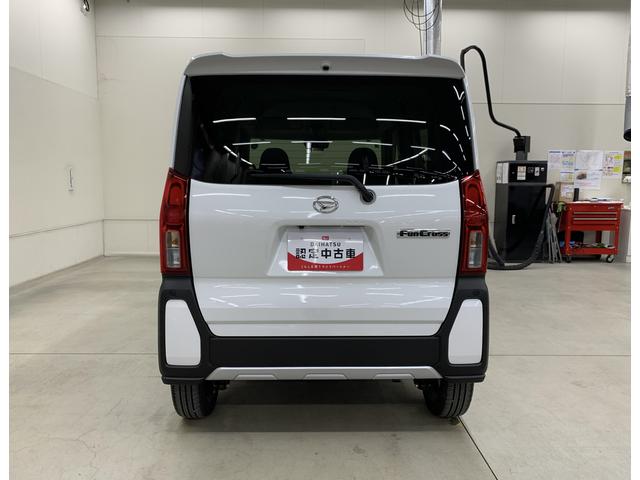 タントファンクロスターボｅｃｏＩＤＯＬ非装着車　４ＷＤ両側電動スライドドア・ＬＥＤヘッドライト・オートライト・オートマチックハイビーム・ディスプレイオーディオ・プッシュスタートボタン・シートヒーター・スマートアシスト・電動格納式ドアミラー（群馬県）の中古車