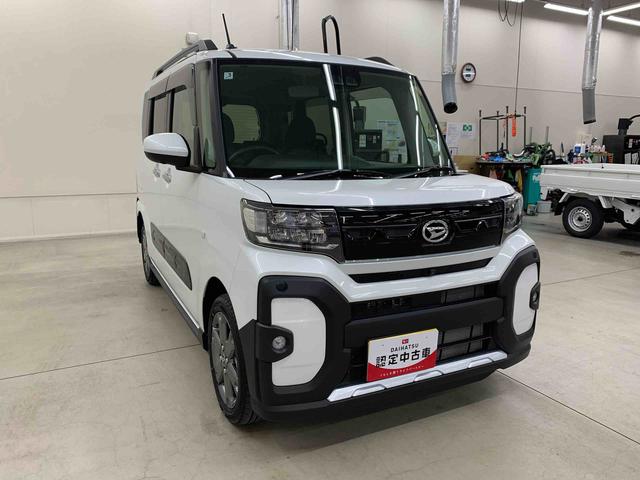 タントファンクロスターボｅｃｏＩＤＯＬ非装着車　４ＷＤ両側電動スライドドア・ＬＥＤヘッドライト・オートライト・オートマチックハイビーム・ディスプレイオーディオ・プッシュスタートボタン・シートヒーター・スマートアシスト・電動格納式ドアミラー（群馬県）の中古車