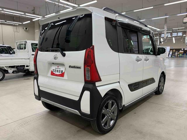 タントファンクロスターボｅｃｏＩＤＯＬ非装着車　４ＷＤ両側電動スライドドア・ＬＥＤヘッドライト・オートライト・オートマチックハイビーム・ディスプレイオーディオ・プッシュスタートボタン・シートヒーター・スマートアシスト・電動格納式ドアミラー（群馬県）の中古車