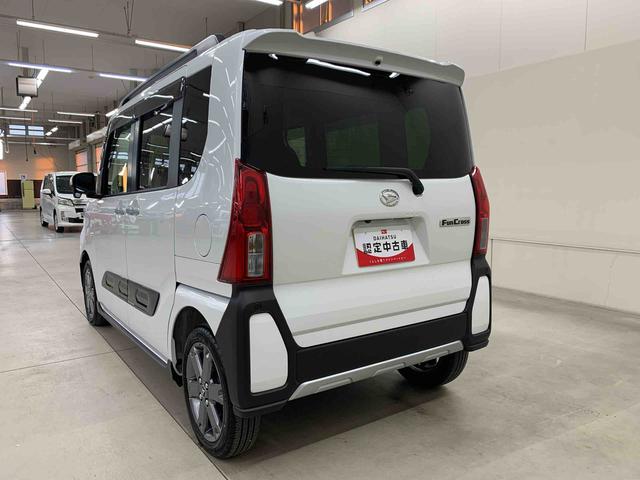 タントファンクロスターボｅｃｏＩＤＯＬ非装着車　４ＷＤ両側電動スライドドア・ＬＥＤヘッドライト・オートライト・オートマチックハイビーム・ディスプレイオーディオ・プッシュスタートボタン・シートヒーター・スマートアシスト・電動格納式ドアミラー（群馬県）の中古車