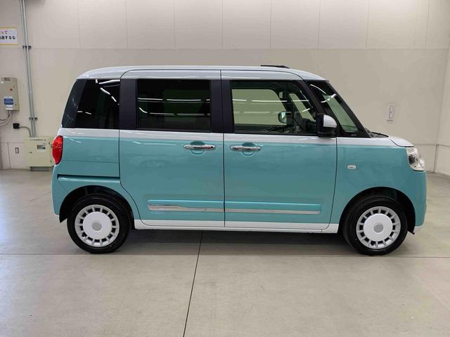 ムーヴキャンバスストライプスG 4WD両側電動スライドドア・LEDヘッドライト・バックカメラ・シートヒーター・スマートアシスト・アイドリングストップ・プッシュボタンスタート・オートライト・オートマチックハイビーム・オートエアコン(群馬県)の中古車