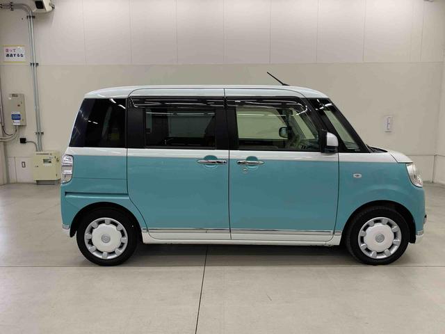 ムーヴキャンバスＧメイクアップ　ＳＡII両側電動スライドドア・ＬＥＤヘッドライト・ナビ・パノラマモニター・プッシュボタンスタート・アイドリングストップ・スマートアシストＩＩ・オートエアコン・電動格納式ドアミラー（群馬県）の中古車