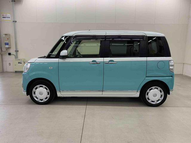 ムーヴキャンバスＧメイクアップ　ＳＡII両側電動スライドドア・ＬＥＤヘッドライト・ナビ・パノラマモニター・プッシュボタンスタート・アイドリングストップ・スマートアシストＩＩ・オートエアコン・電動格納式ドアミラー（群馬県）の中古車