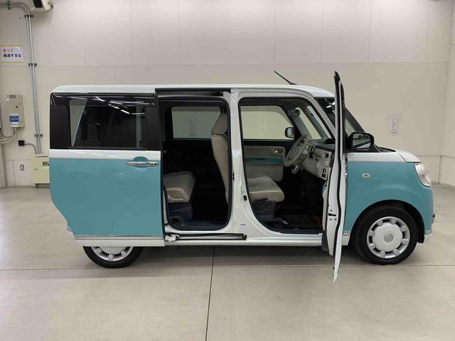 ムーヴキャンバスＧメイクアップ　ＳＡII両側電動スライドドア・ＬＥＤヘッドライト・ナビ・パノラマモニター・プッシュボタンスタート・アイドリングストップ・スマートアシストＩＩ・オートエアコン・電動格納式ドアミラー（群馬県）の中古車