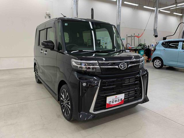 タントカスタムＲＳ　２ＷＤ両側電動スライドドア・ＬＥＤヘッドライト・オートライト・オートマチックハイビーム・プッシュスタートボタン・アイドリングストップ・スマートアシスト・シートヒーター・電動格納式ドアミラー（群馬県）の中古車