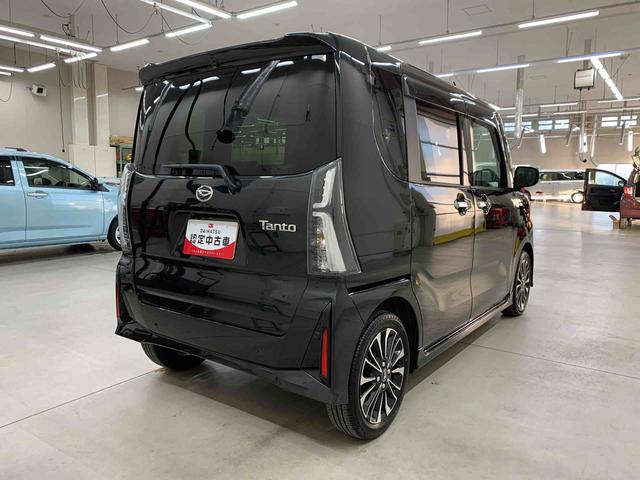 タントカスタムＲＳ　２ＷＤ両側電動スライドドア・ＬＥＤヘッドライト・オートライト・オートマチックハイビーム・プッシュスタートボタン・アイドリングストップ・スマートアシスト・シートヒーター・電動格納式ドアミラー（群馬県）の中古車