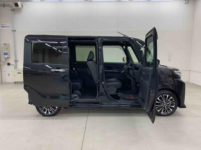 タントカスタムＲＳ　２ＷＤ両側電動スライドドア・ＬＥＤヘッドライト・オートライト・オートマチックハイビーム・プッシュスタートボタン・アイドリングストップ・スマートアシスト・シートヒーター・電動格納式ドアミラー（群馬県）の中古車