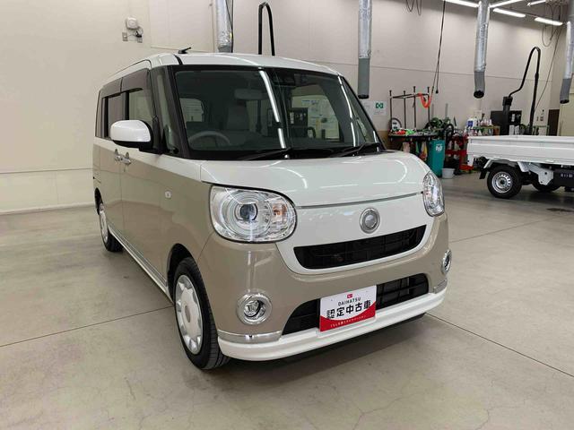 ムーヴキャンバスＧメイクアップリミテッド　ＳＡIII　４ＷＤ両側電動スライドドア・ＬＥＤヘッドライト・オートライト・オートマチックハイビーム・ナビ・ＥＴＣ・ドライブレコーダー・プッシュスタートボタン・アイドリングストップ・スマートアシストＩＩＩ（群馬県）の中古車