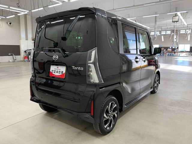 タントカスタムX 4WD両側電動スライドドア・LEDヘッドライト・オートライト・オートマチックハイビーム・プッシュスタートボタン・アイドリングストップ・シートヒーター・電動パーキングブレーキ・スマートアシスト(群馬県)の中古車