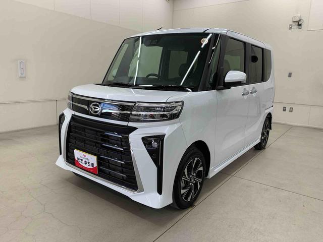 タントカスタムX 2WD両側電動スライドドア・LEDヘッドライト・オートライト・オートマチックハイビーム・プッシュスタートボタン・アイドリングストップ・シートヒーター・電動パーキングブレーキ・スマートアシスト(群馬県)の中古車