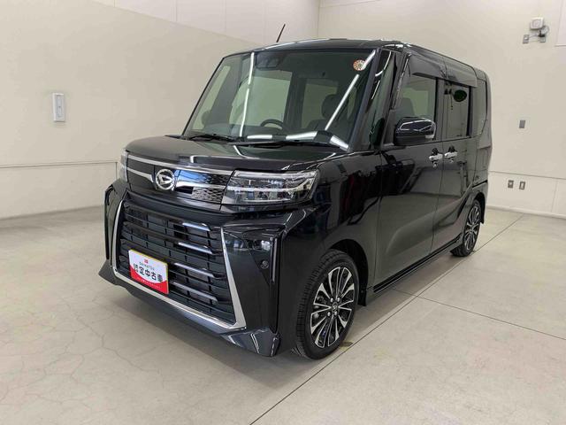 タントカスタムＲＳ　２ＷＤ両側電動スライドドア・ＬＥＤヘッドライト・オートライト・オートマチックハイビーム・プッシュスタートボタン・アイドリングストップ・シートヒーター・電動パーキングブレーキ・スマートアシスト（群馬県）の中古車