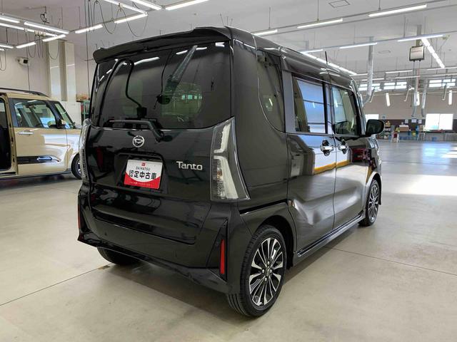 タントカスタムＲＳ　２ＷＤ両側電動スライドドア・ＬＥＤヘッドライト・オートライト・オートマチックハイビーム・プッシュスタートボタン・アイドリングストップ・シートヒーター・電動パーキングブレーキ・スマートアシスト（群馬県）の中古車
