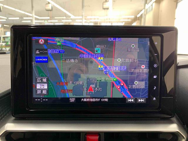 ロッキーＧ　２ＷＤナビ・ＥＴＣ・ＬＥＤヘッドライト・オートライト・オートマチックハイビーム・プッシュスタートボタン・アイドリングストップ・シートヒーター・オートエアコン・電動格納式ドアミラー・スマートアシスト（群馬県）の中古車