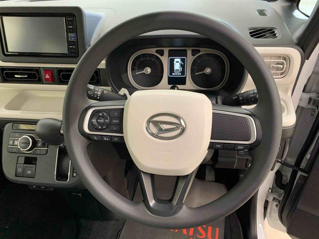 ムーヴキャンバスストライプスＧ　４ＷＤナビ・ＥＴＣ・両側電動スライドドア・ＬＥＤヘッドライト・オートライト・オートマチックハイビーム・プッシュスタートボタン・アイドリングストップ・シートヒーター・電動パーキングブレーキ・スマートアシスト（群馬県）の中古車