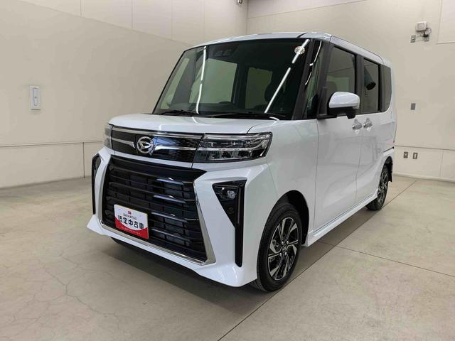 タントカスタムＸ　４ＷＤ両側電動スライドドア・ＬＥＤヘッドライト・オートライト・オートマチックハイビーム・プッシュスタートボタン・アイドリングストップ・シートヒーター・電動パーキングブレーキ・スマートアシスト（群馬県）の中古車