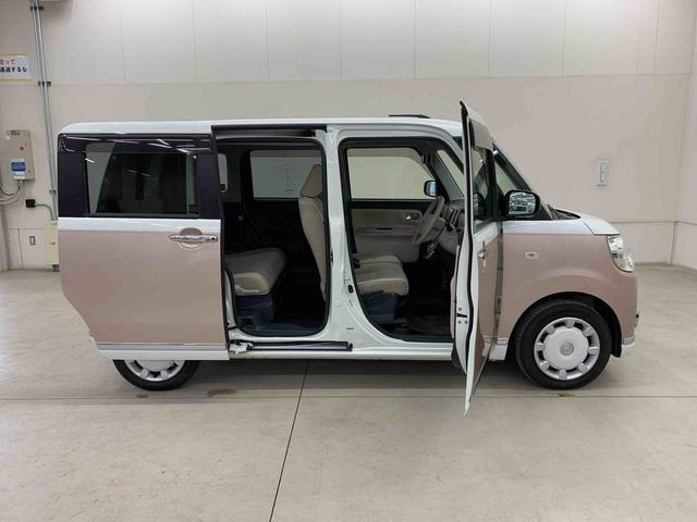 ムーヴキャンバスＸリミテッドメイクアップ　ＳＡII　４ＷＤ両側電動スライドドア・ナビ・ドラレコ・ＥＴＣ・パノラマモニター・プッシュボタンスタート・スマートアシストＩＩ・オートライト・オートエアコン・電動格納式ドアミラー・アイドリングストップ・シートヒーター（群馬県）の中古車